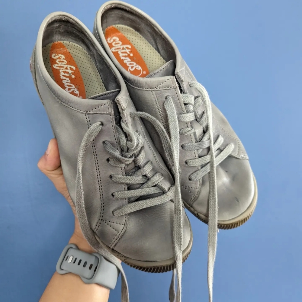 Softinos by FLY London ISLA Military Washed Leather Sneaker